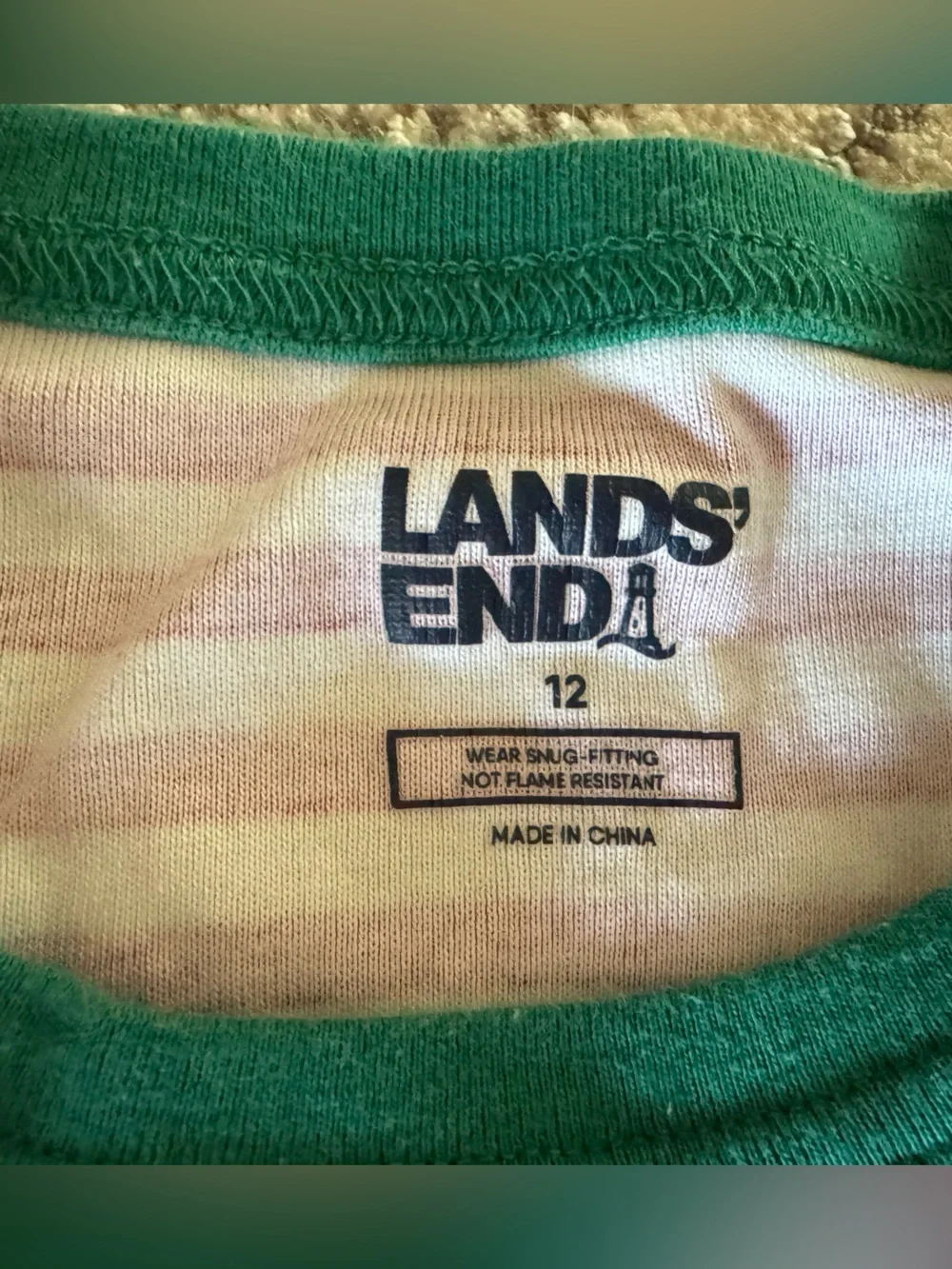 Hanna Andersson, Lands’ End Holiday Stripe & Graphic Pajama Bundle (Set of 3)